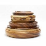 সুন্নতী বাবলা কাঠের প্লেট | Premium Wooden Plate